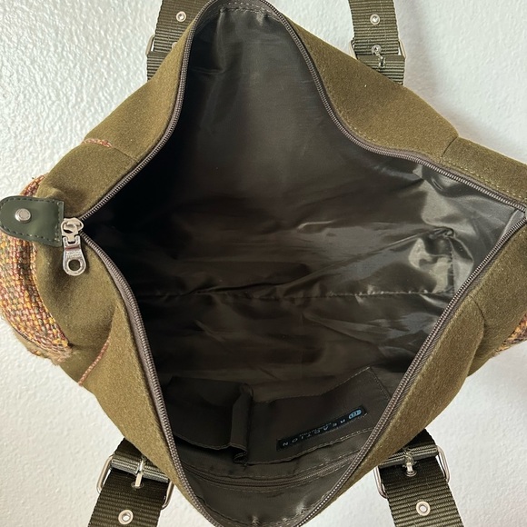 KENNETH COLE Large Moss Green Adjustable Handbag - Picture 7 of 8